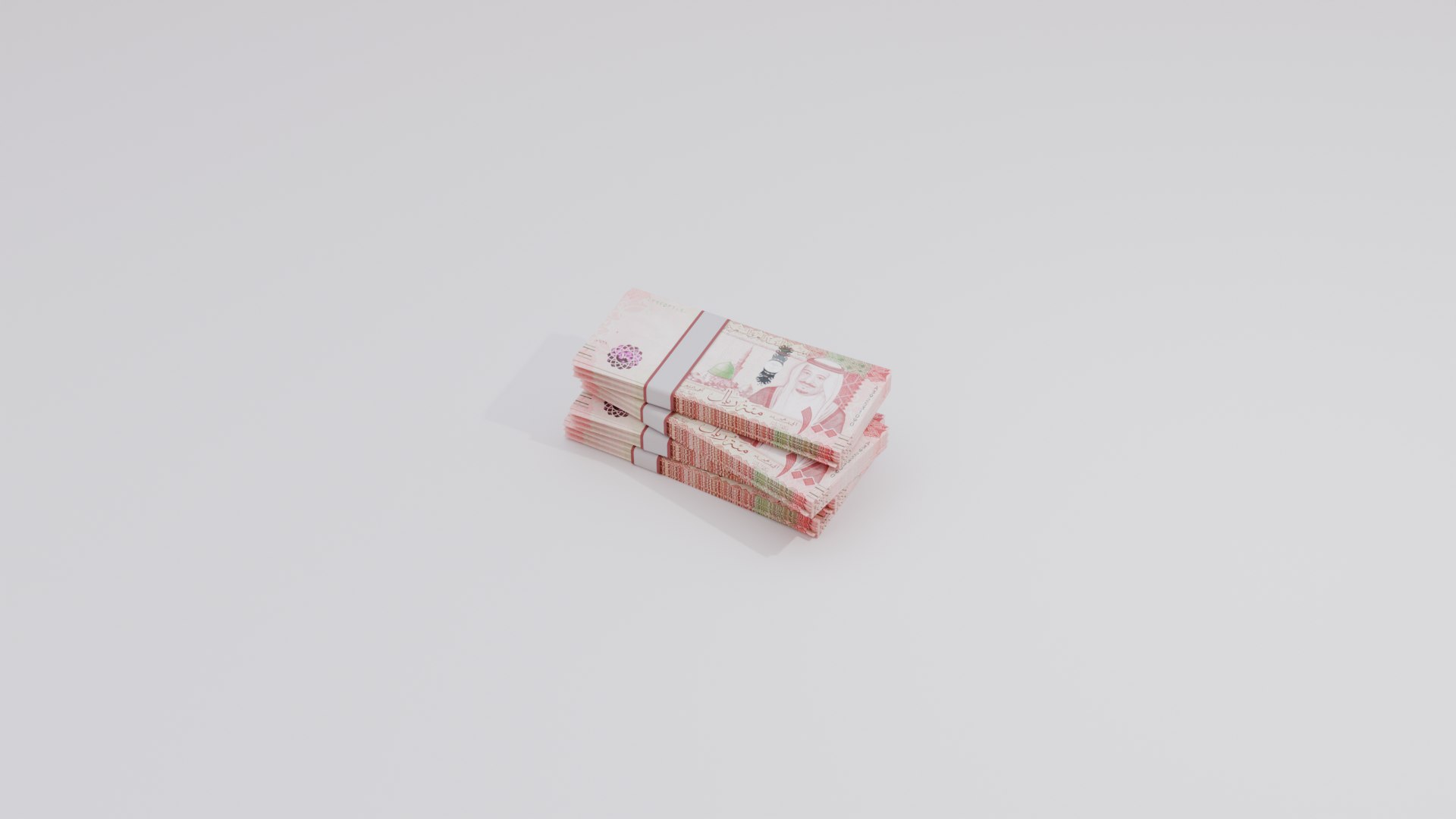 100 Saudi Arabia Riyal Currency 3D Model - TurboSquid 2398901
