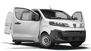 3D model Peugeot e Expert Van L1 HQ Interior 2024