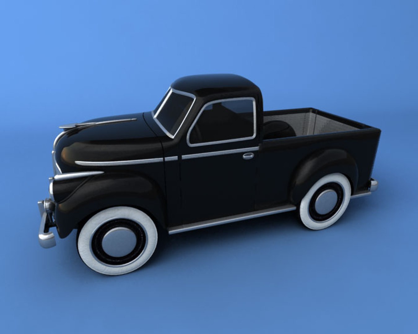 Antique Pickup Truck 3d Max