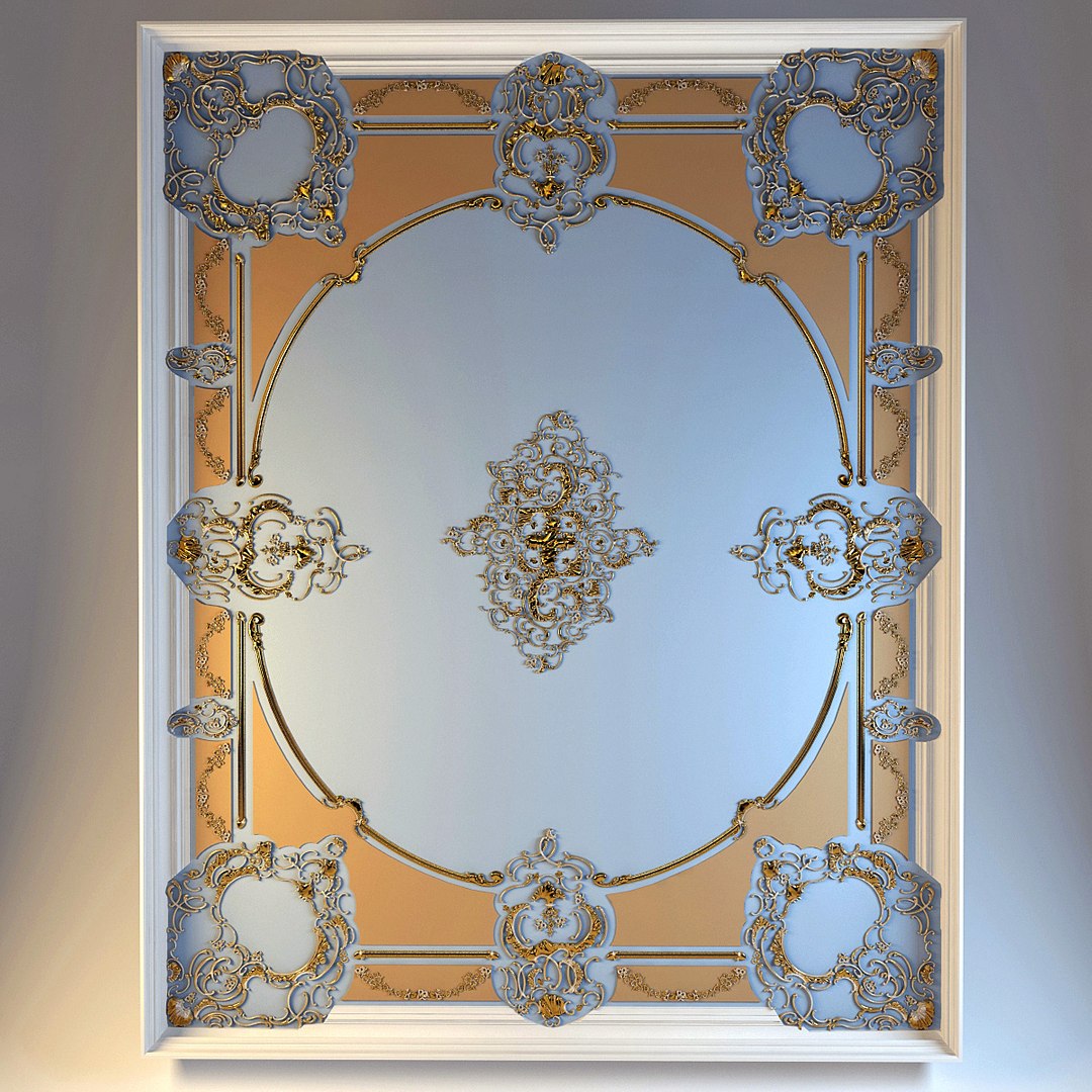 3d Model Ceiling Moulding