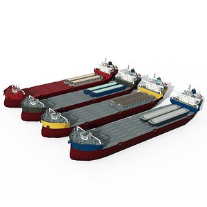 3D LP Heavy Lift Vessel model