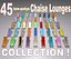 45 chaise lounges 3d obj