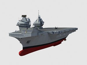 3D HMS Queen Elizabeth II carrier