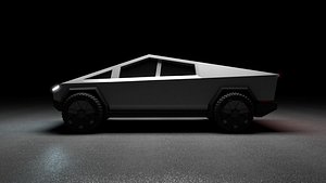 3D cyber truck model