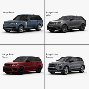Range Rover Collection Vol 1 3D model
