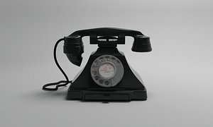 bakelite gpo 232 telephone 3d model