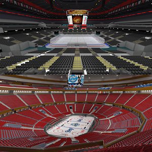 Ice Hockey Stadium Collection 3D model
