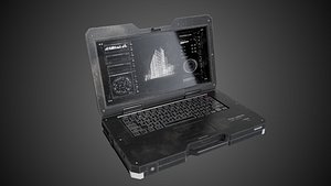 Construction Site Military Laptop