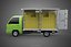 CAIXA DE ENTREGA COM PAINEL LATERAL ABAIXO, CAMINHÃO, PICKUP, CARGA, CARGA, CUBO, VAN