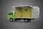CAIXA DE ENTREGA COM PAINEL LATERAL ABAIXO, CAMINHÃO, PICKUP, CARGA, CARGA, CUBO, VAN