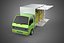 CAIXA DE ENTREGA COM PAINEL LATERAL ABAIXO, CAMINHÃO, PICKUP, CARGA, CARGA, CUBO, VAN