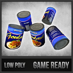 canned goulash 3d dwg