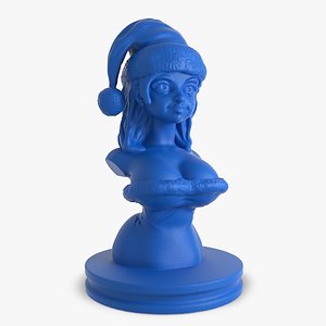 printable santa 3D model