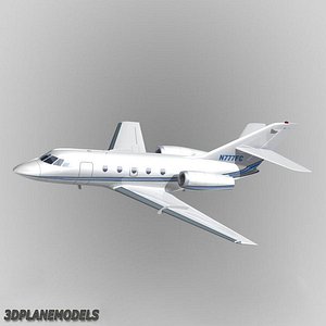 3d model dassault falcon 20 200