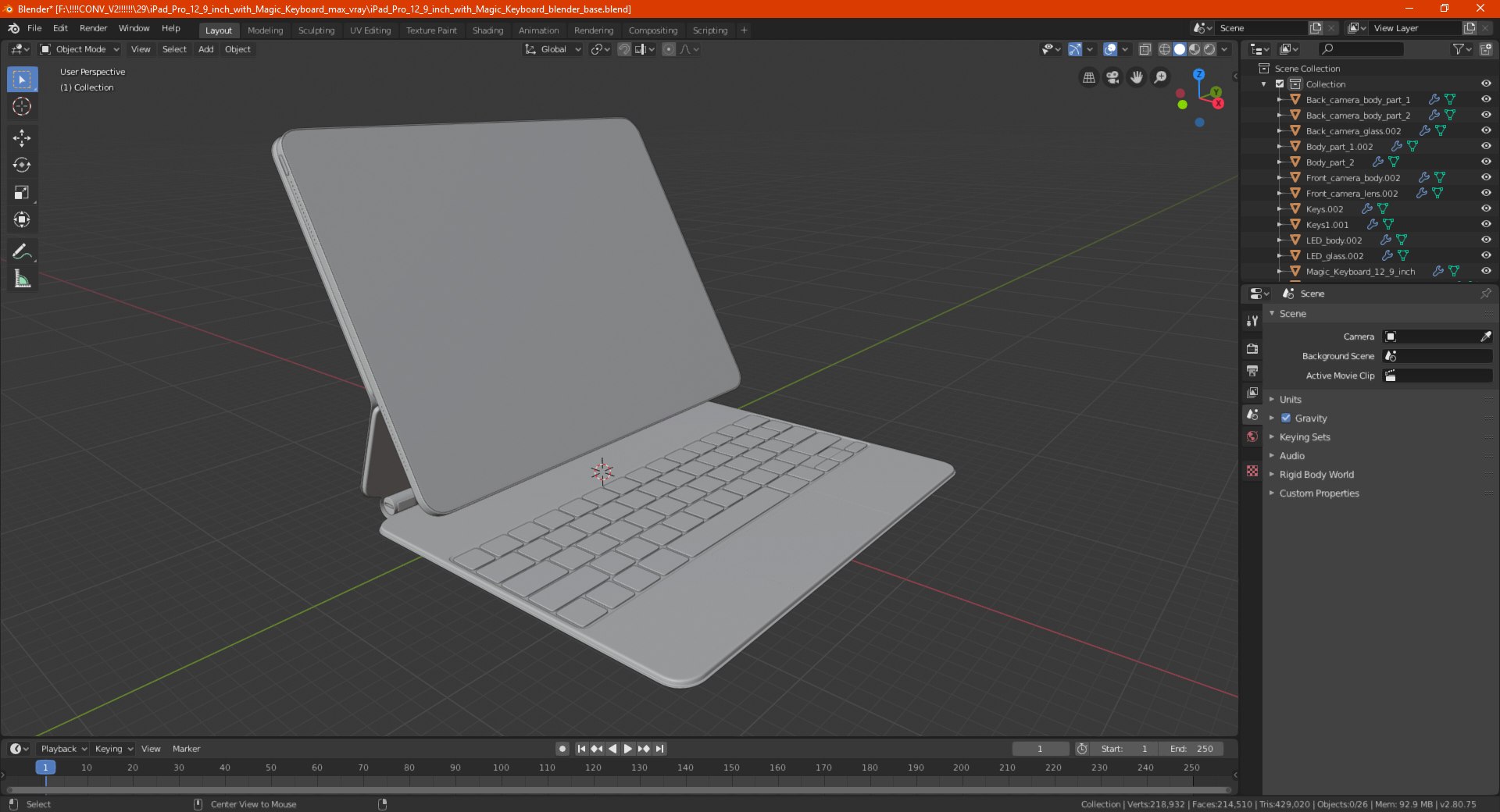 3D iPad Pro 12 9 inch Magic Keyboard model https://p.turbosquid.com/ts-thumb/Ah/oLOpDj/WE/ipad_pro_12_9_inch_with_magic_keyboard_1003/jpg/1774165654/1920x1080/fit_q87/3d0b169c7657c57932c3ffded1f0364dcea7f7f4/ipad_pro_12_9_inch_with_magic_keyboard_1003.jpg