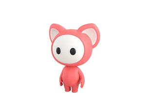 Character247 Rigged Mascot 3D model