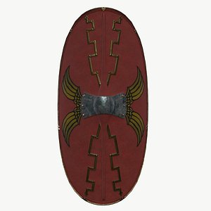 Roman Republican shield 3D model