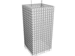 3d model of skyscraper buildings