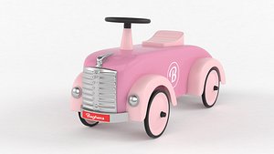 3D Retro Push Car