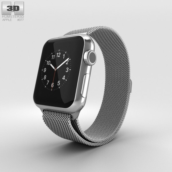 Apple watch stainless 3D model - TurboSquid 1252304