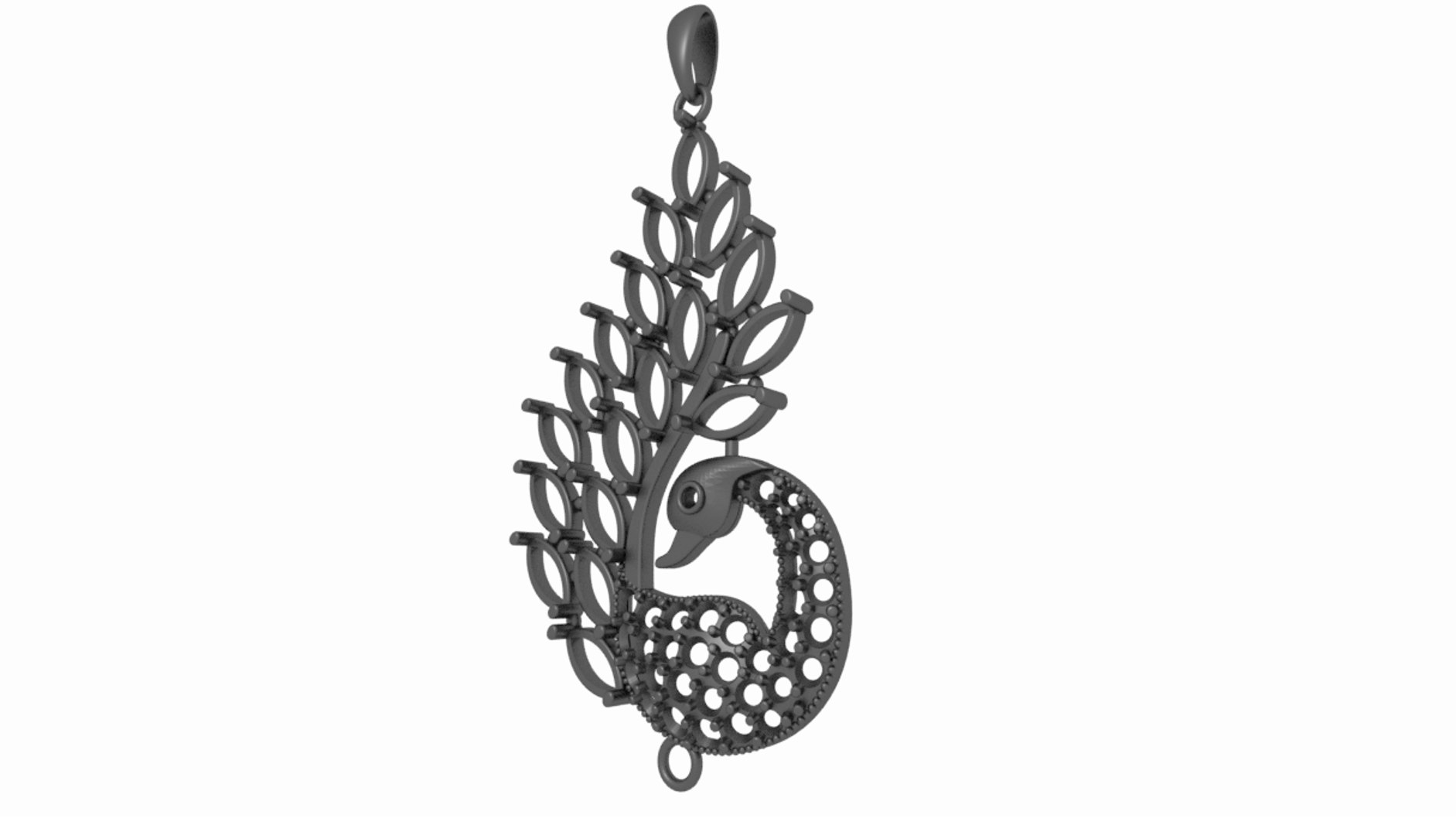 Pendant Peacock 3D Model - TurboSquid 1703941