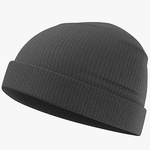 3D model Black Winter Hat