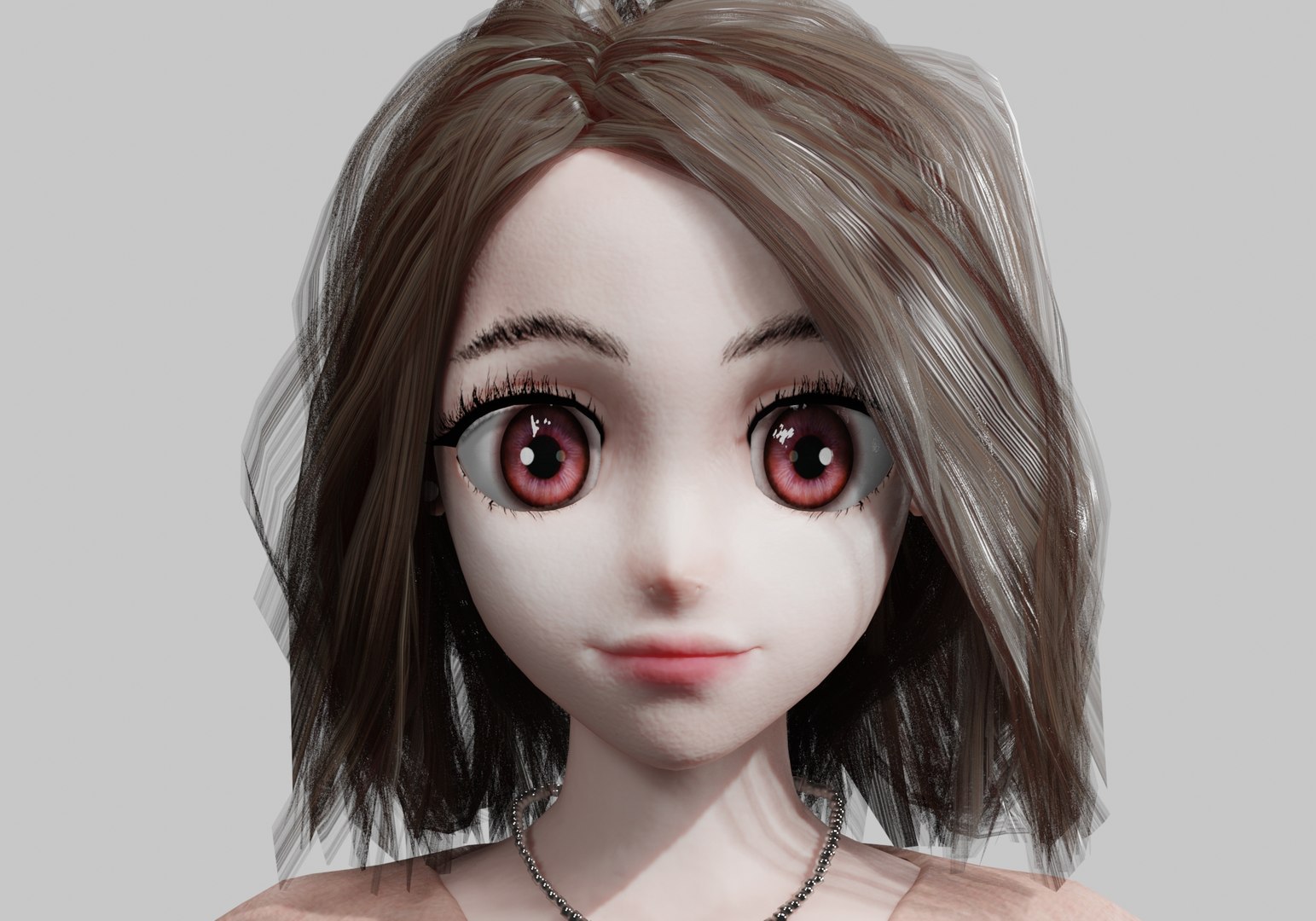 3D Anime Basic Girl V32360 - TurboSquid 2281712