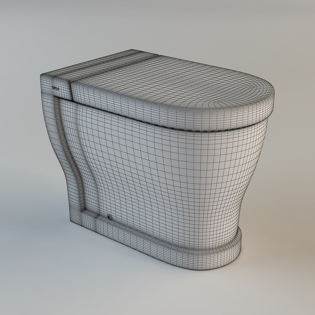 Free Toilet Ceramica Cielo 3d Model