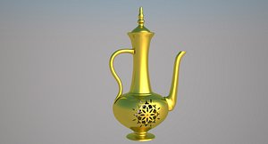3d model old vase decorate