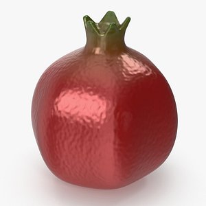 3D Pomegranate Trinket model