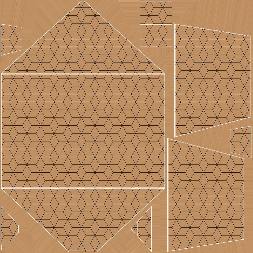 3D Standard Envelope With Geometric Pattern Model - TurboSquid 2411079