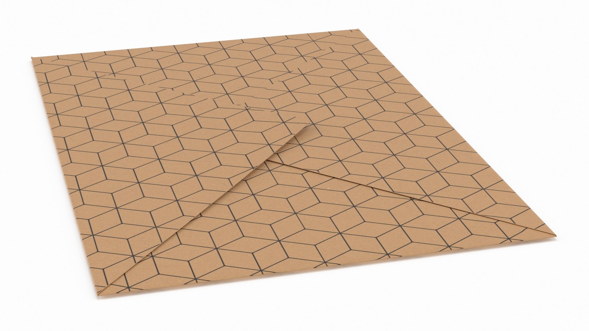 3D Standard Envelope With Geometric Pattern Model - TurboSquid 2411079