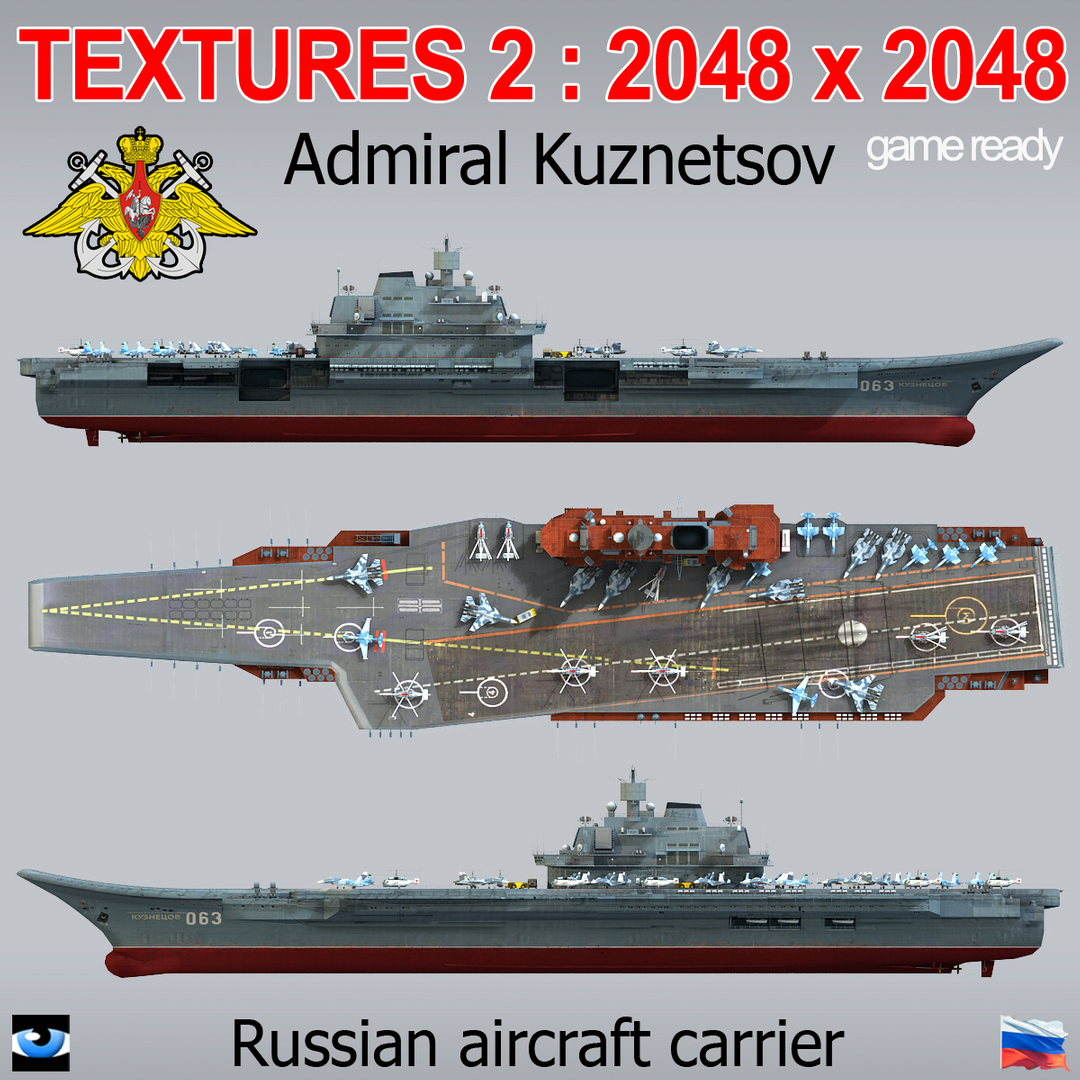 3d-admiral-kuznetsov-aircraft-carrier-model