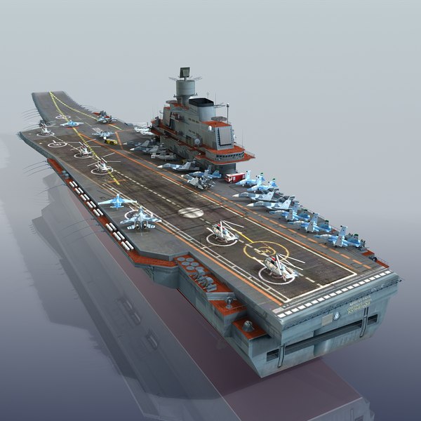 3d admiral kuznetsov aircraft carrier model