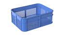 Plastic Food Crate Blue