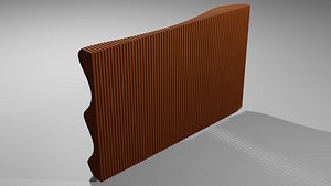 Parametric wall Obj and Blend model