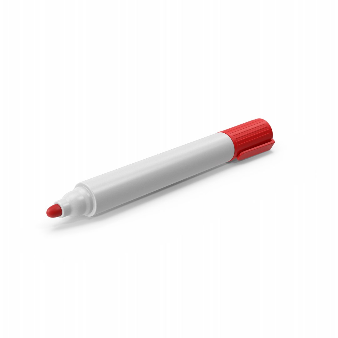 Red Marker 3D model - TurboSquid 2094352