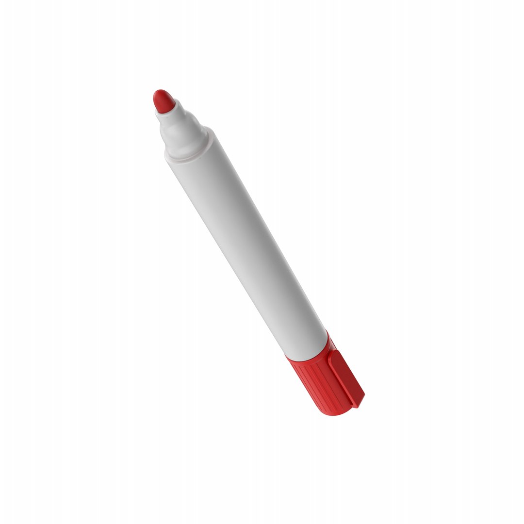 Red Marker 3D model - TurboSquid 2094352