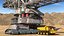 Mining Multi Bucket Wheel Excavator with Mining Truck Rigged
