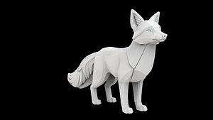 3D Fox 3D Print Model model