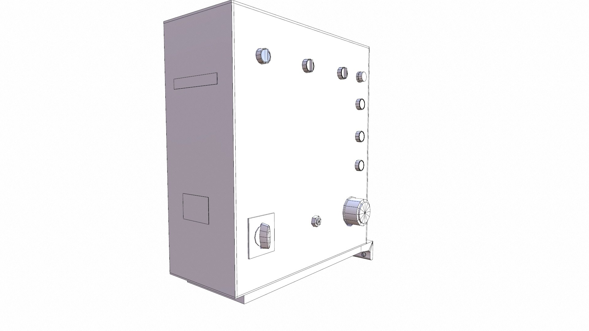 3D Industrial Control Panel - TurboSquid 2342822