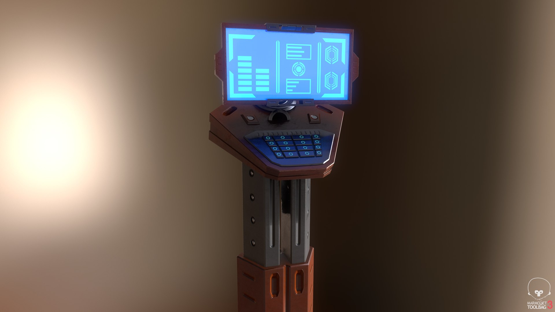 3D Scifi Computer Unit - TurboSquid 1938311