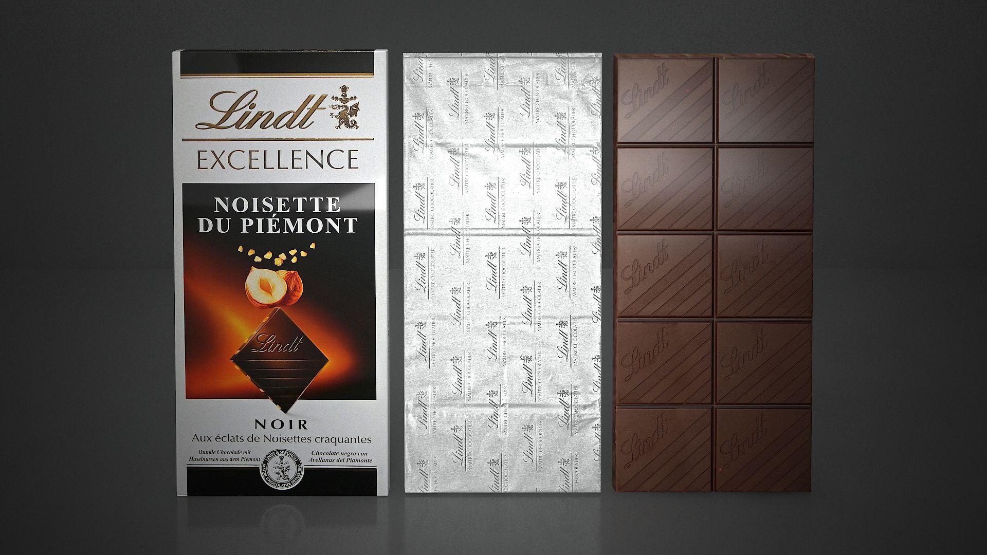 3D Lindt Excellence Noisette Du Model - TurboSquid 1636827