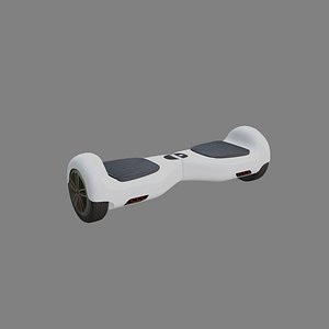 Electric Unicycle Scooter - SCOOTER ELECTRICO - low poly 3D model