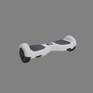 Electric Unicycle Scooter - SCOOTER ELECTRICO - low poly