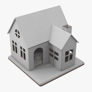 Cardboard House White