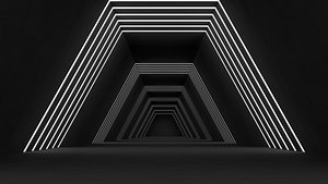 3D Sci Fi Tunnel model
