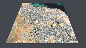 Cityscape Hurgada Egypt 3D