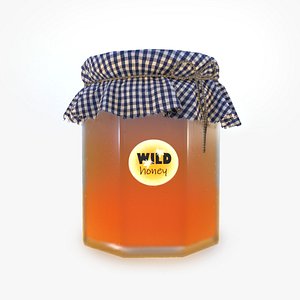 honey jar 3D model