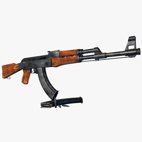 weapon ak-47 assault rifle 3d model